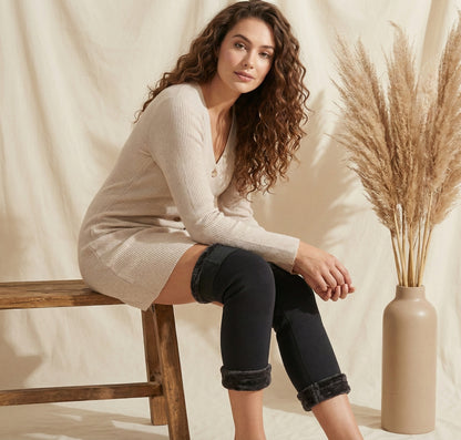 Woolen Knee & Leg Warmer for Men & Women, Pain Relief, Unisex with strap