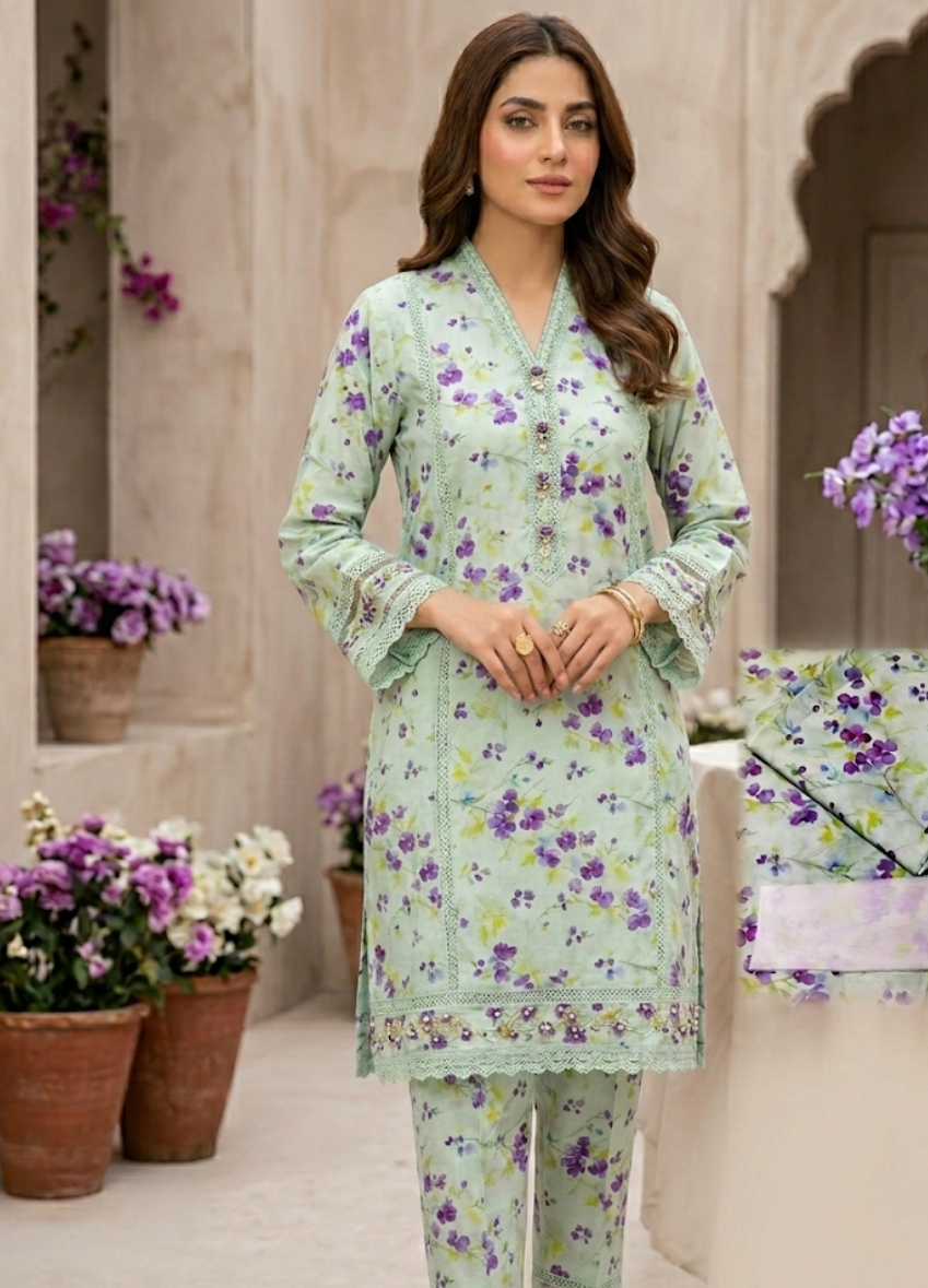 Orient Allover Printed Lawn 2-Piece Suit (Orignal)