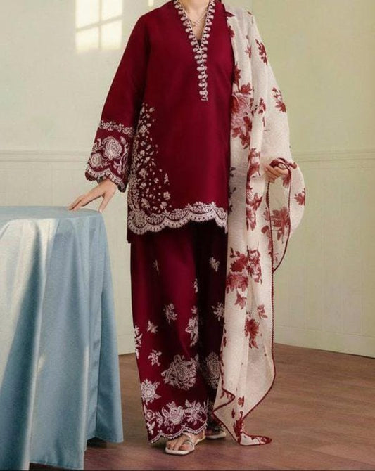 CoCo by Zara shahjahan 3pc Lawn Suit 2026
