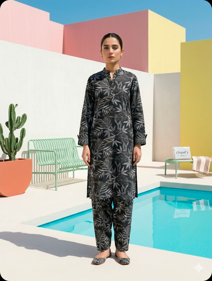 Orient Allover Printed Lawn 2-Piece Suit (Orignal)