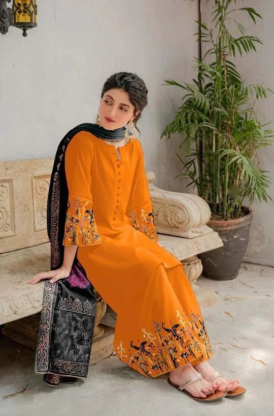 Asling Dhanak 3p with wool shawl