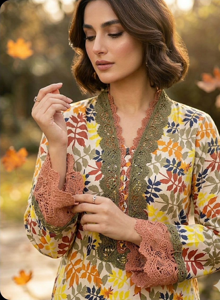 Orient Allover Printed Lawn 2-Piece Suit (Orignal)