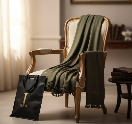 Wool Shawl for Men – Elegant, Warm & Timeless