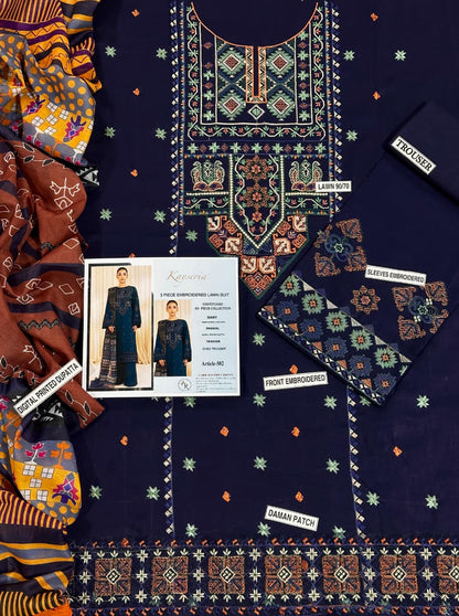 Kasyseria 3p Lawn Suit 2026