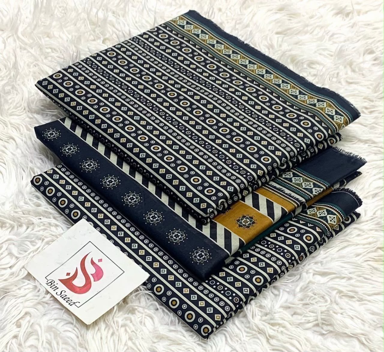 Bin saeed original lawn suits 3pc - My Store
