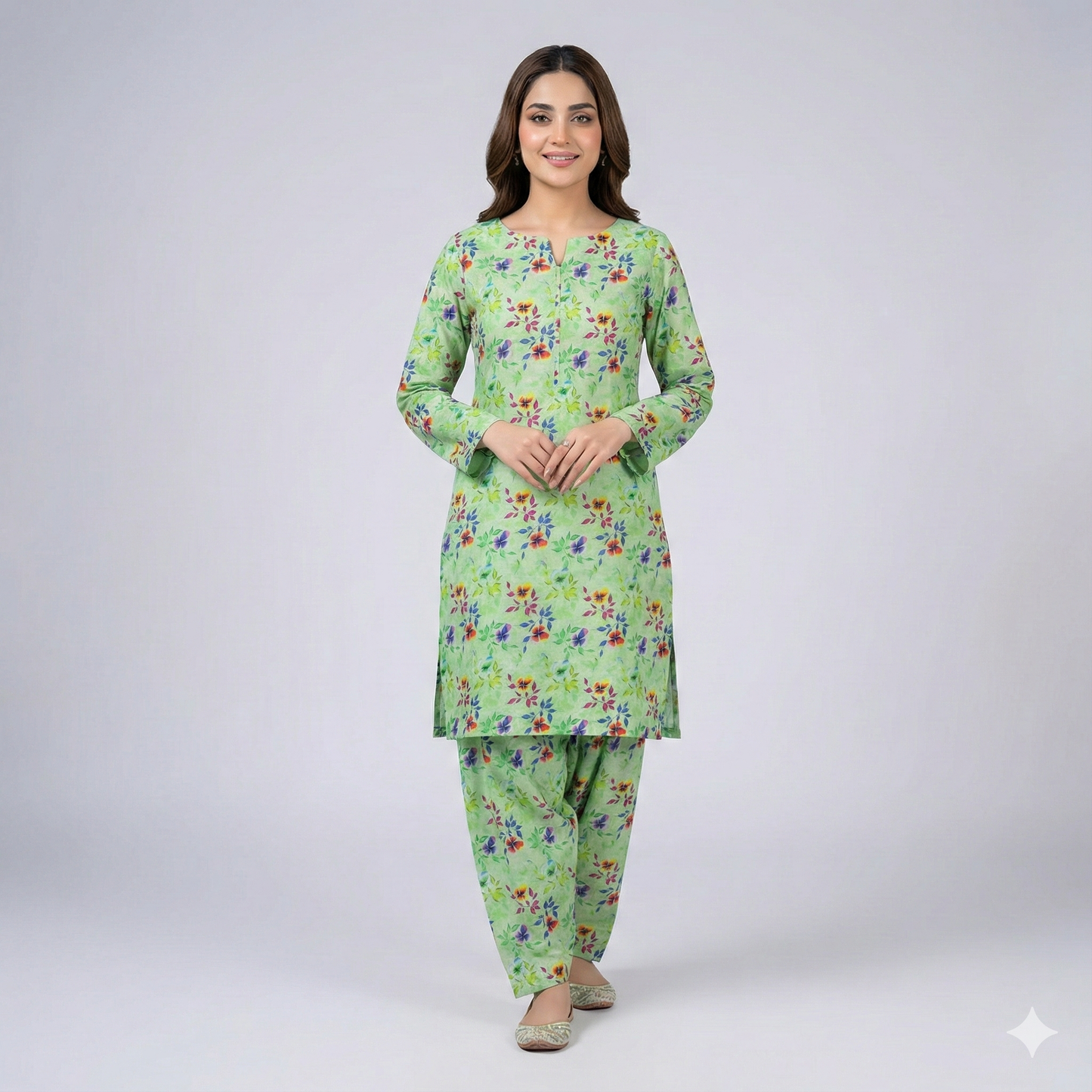 Luxury Branded Khaddar 2-Piece | Premium Winter Fabric