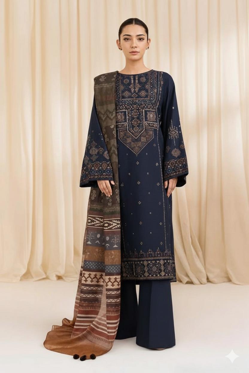 Kasyseria 3p Lawn Suit 2026