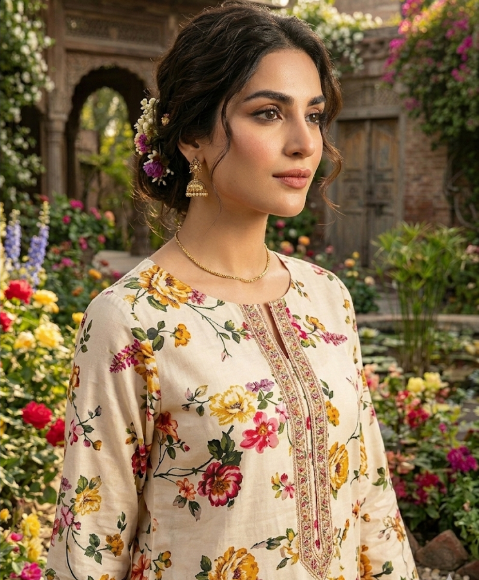 Orient Allover Printed Lawn 2-Piece Suit (Orignal)
