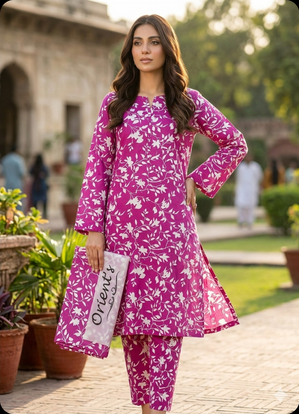 Orient Allover Printed Lawn 2-Piece Suit (Orignal)