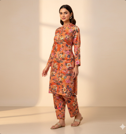 Luxury Branded Khaddar 2-Piece | Premium Winter Fabric