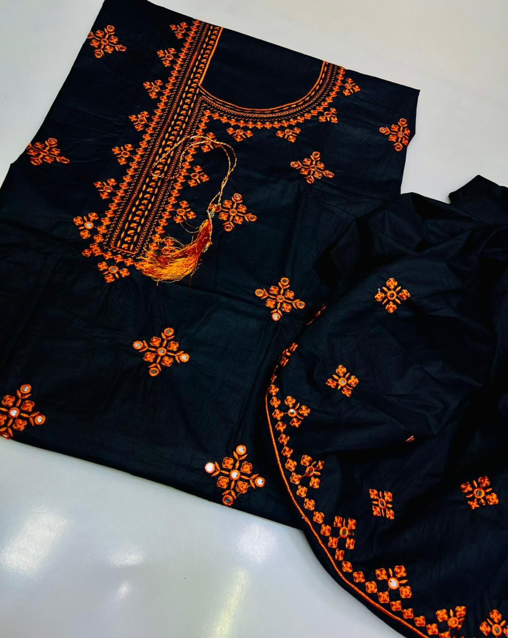 Winter 2p embroidered shirt and trouser