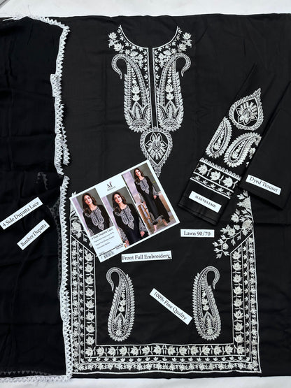 Mirana 3pc Embroidered lawn 2026