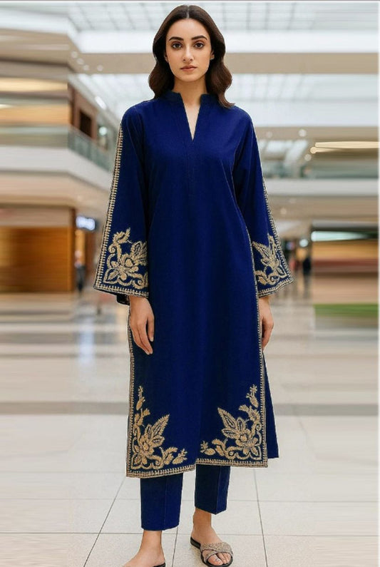 Premium Embroidered Lawn 2PC Collection | Sapphire