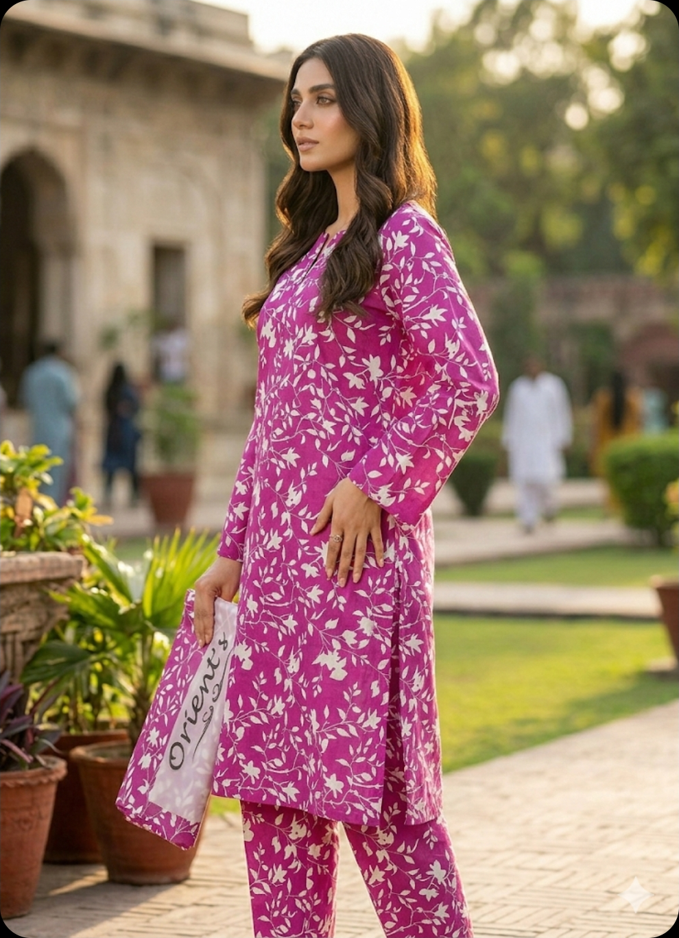 Orient Allover Printed Lawn 2-Piece Suit (Orignal)