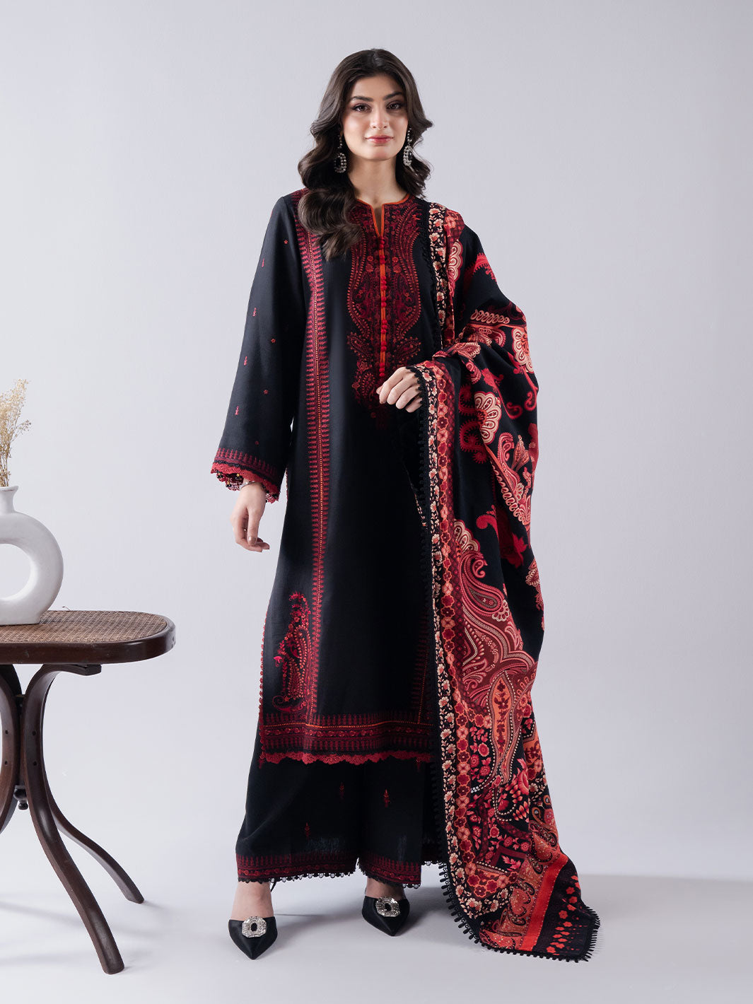 Faiza Faisal  3p Lawn Suit 2026