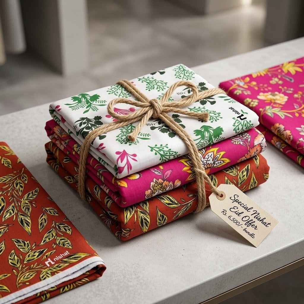 Pack of 3 suit premium Doria lawn