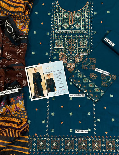 Kasyseria 3p Lawn Suit 2026