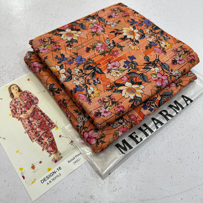 Luxury Branded Khaddar 2-Piece | Premium Winter Fabric