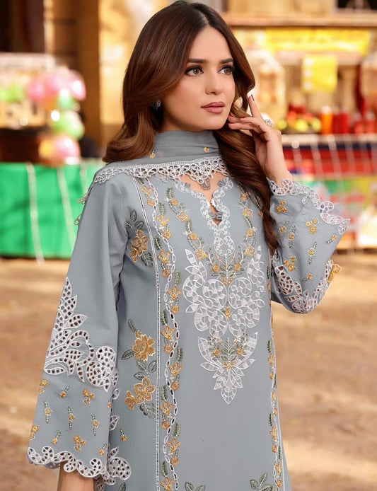 Aneela's fancy 3p Lawn Suit 2026