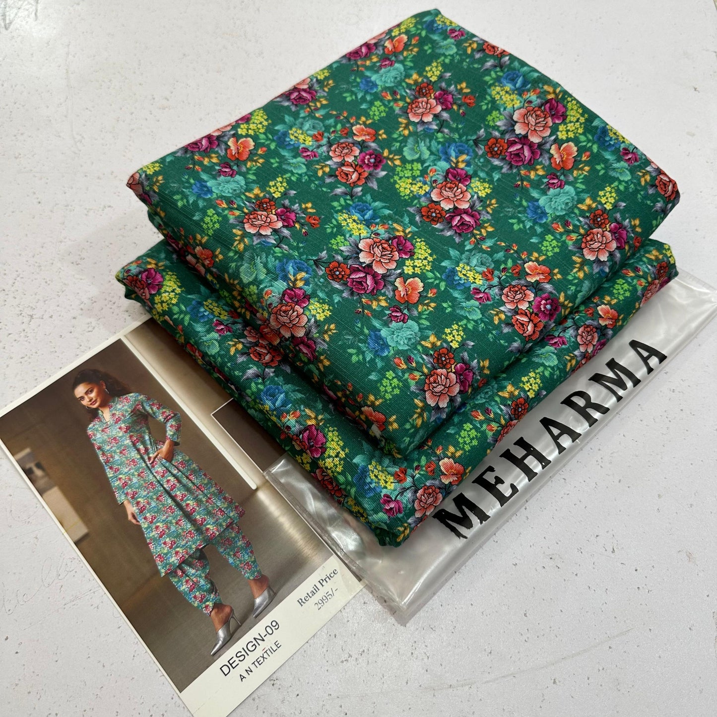 Luxury Branded Khaddar 2-Piece | Premium Winter Fabric