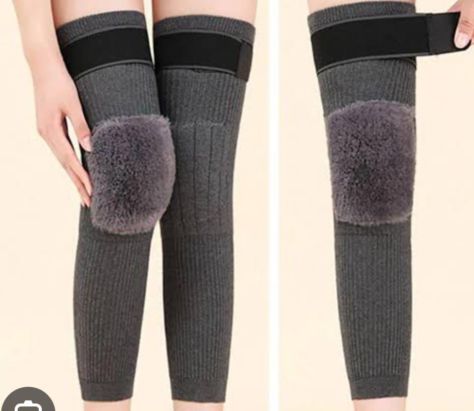 Luxury Cashmere Knee Pads–Ultra-Warm, Non-Slip & Adjustable Leg Protectors (2 PCS)