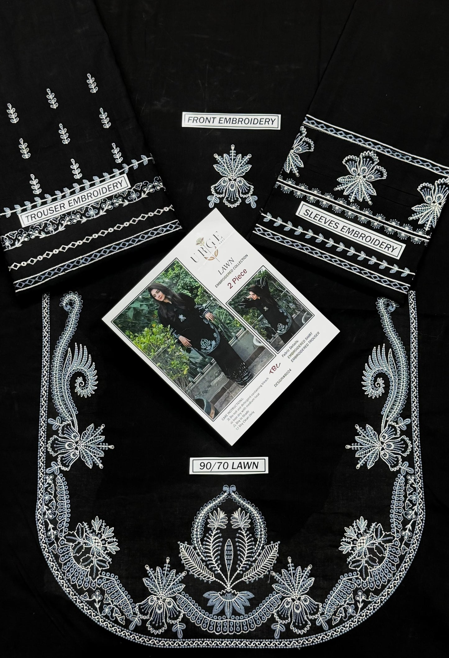 Premium Embroidered Lawn 2PC Collection | URGE