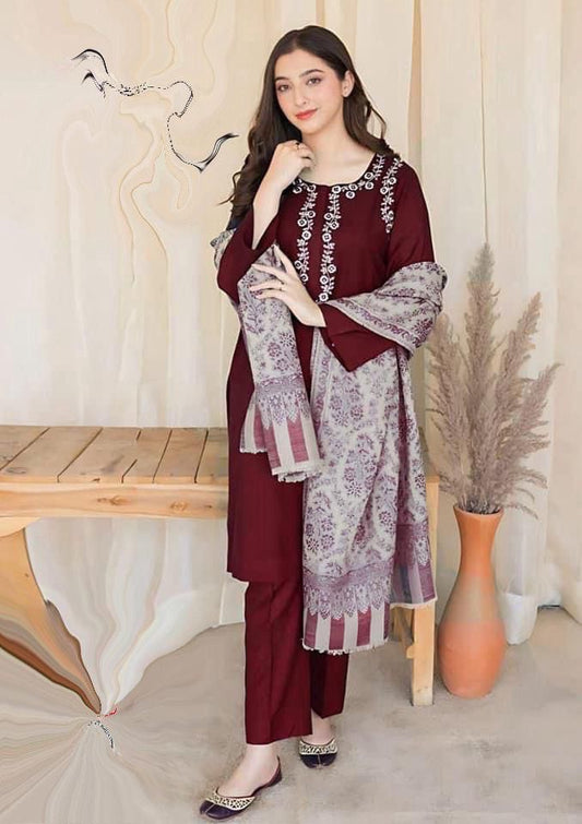 Asling Dhanak 3p with wool shawl