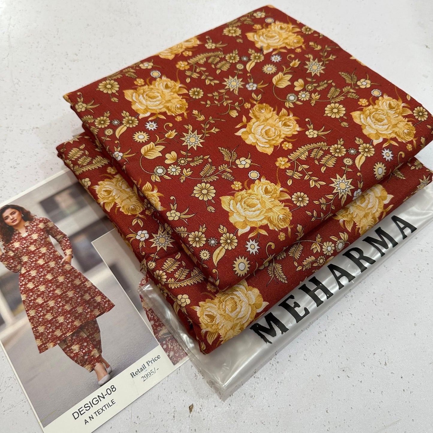 Luxury Branded Khaddar 2-Piece | Premium Winter Fabric