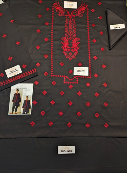 Premium Embroidered Lawn 2PC Collection | Zara Shahjahan