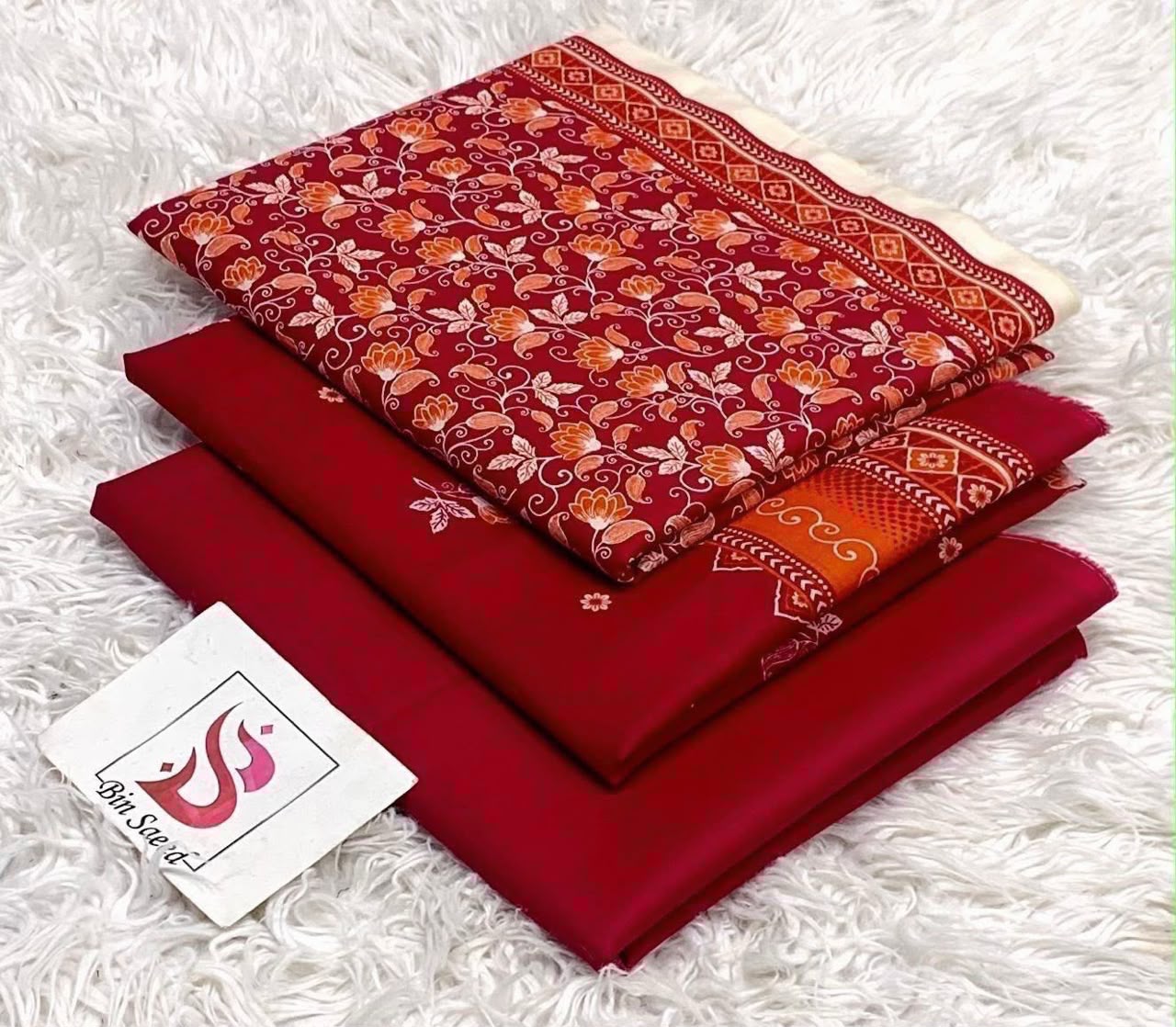 Bin saeed original lawn suits 3pc - My Store
