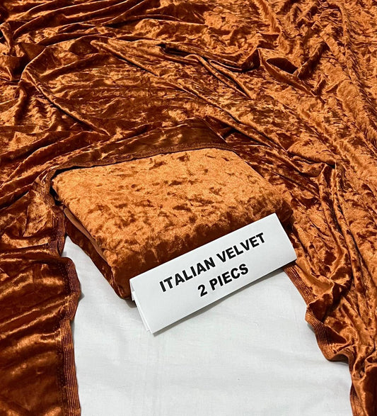 Imported italian Velvet 2 piece Original Collection