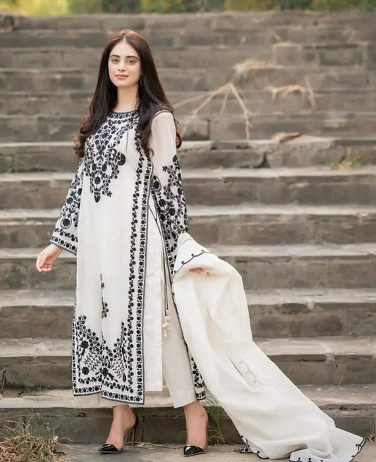 Asim jofa 3p Lawn Suit