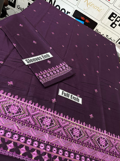 Batik Brand Dhanak 2p with thread work