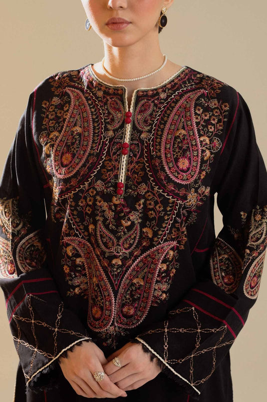 Fancy 3p Dhanak with wool shawl