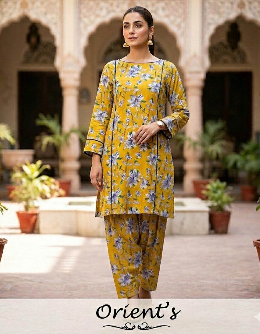 Orient Allover Printed Lawn 2-Piece Suit (Orignal)