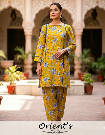 Orient Allover Printed Lawn 2-Piece Suit (Orignal)