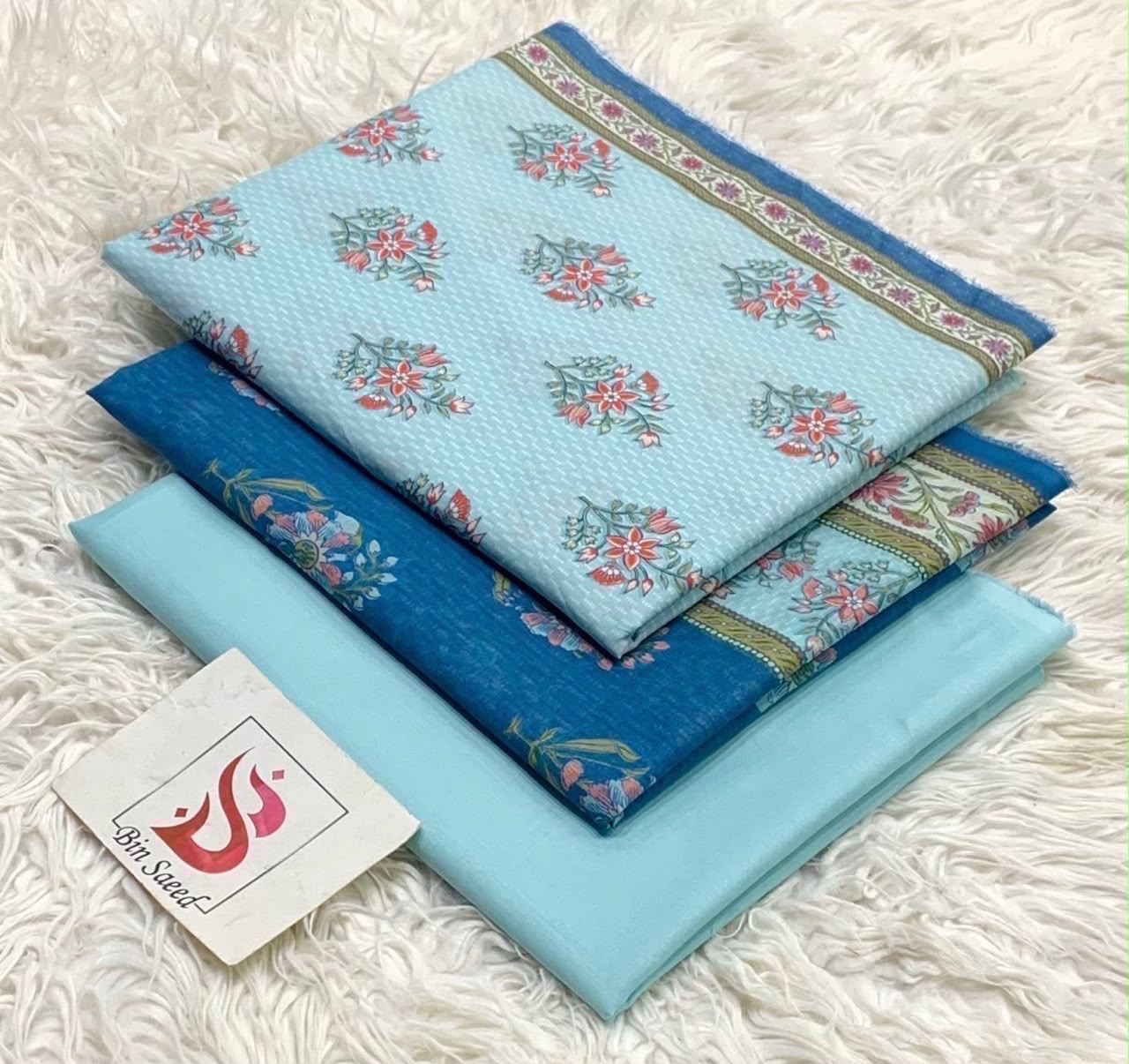 Bin saeed original lawn suits 3pc - My Store