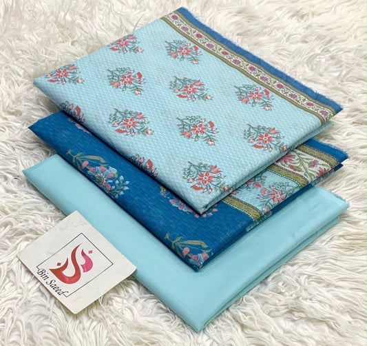 Bin saeed original lawn suits 3pc - My Store