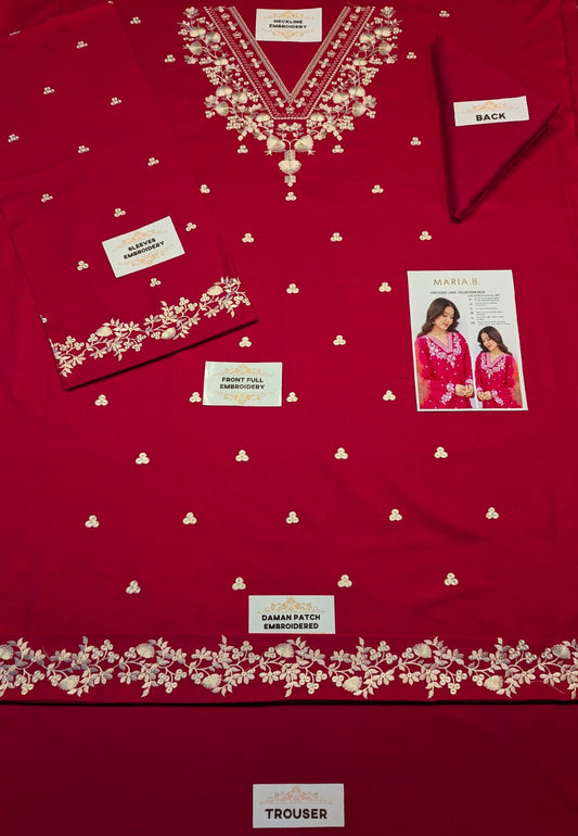 Premium Embroidered Lawn 2PC Collection | Maria b