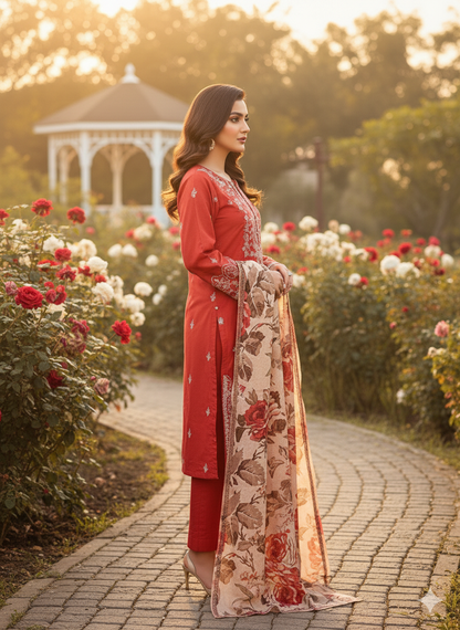 MOhagni brand Dhanak 3p with wool shawl