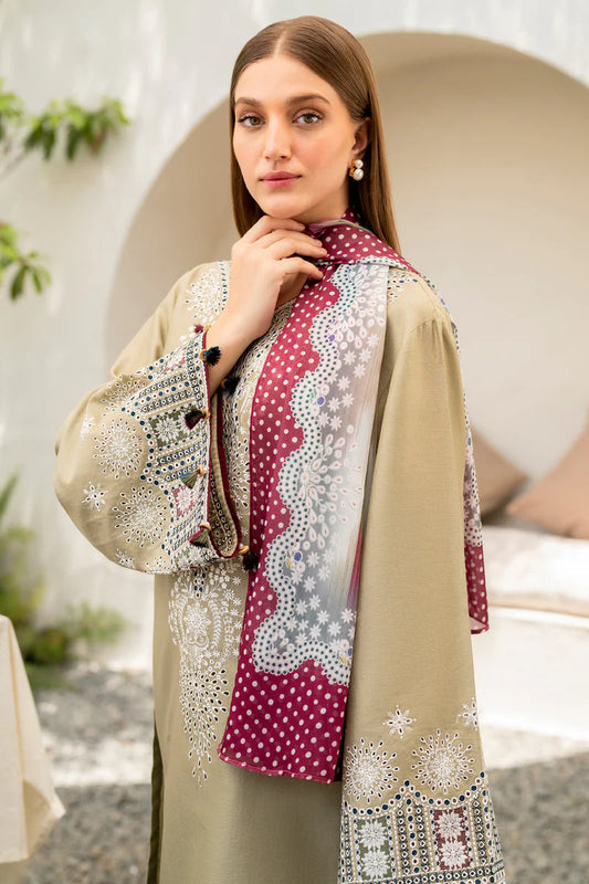 Sapphire brand Dhanak 3p with wool shawl