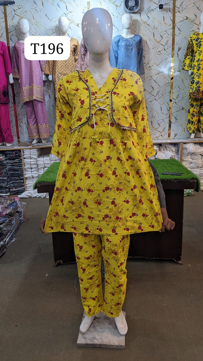 Cotton 2p fronk stitched