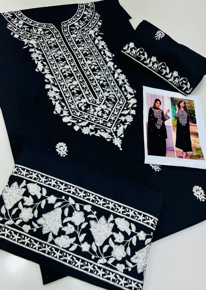 Winter 2p embroidered shirt and trouser