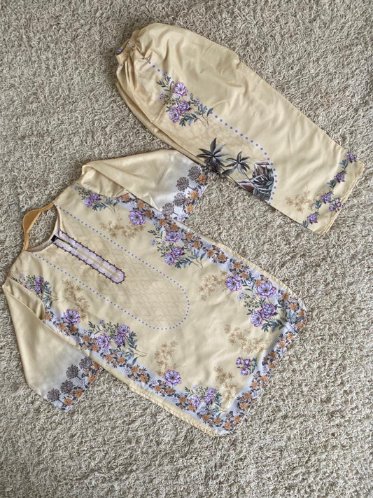 Stitched 2 Piece Printed Co-Ord Set for Women | Premium Grip Fabric | Elegant Printed Co-Ord Suit - My Store
