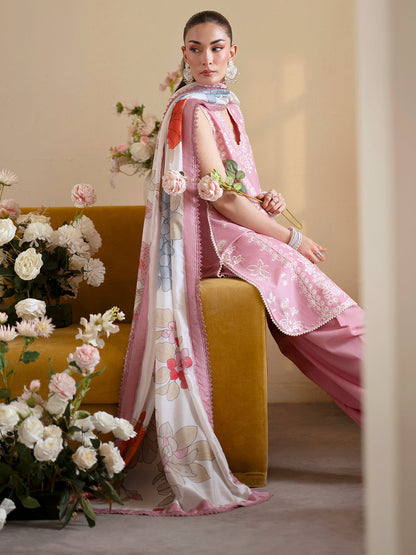 Mahnur 3p Lawn Suit 2026