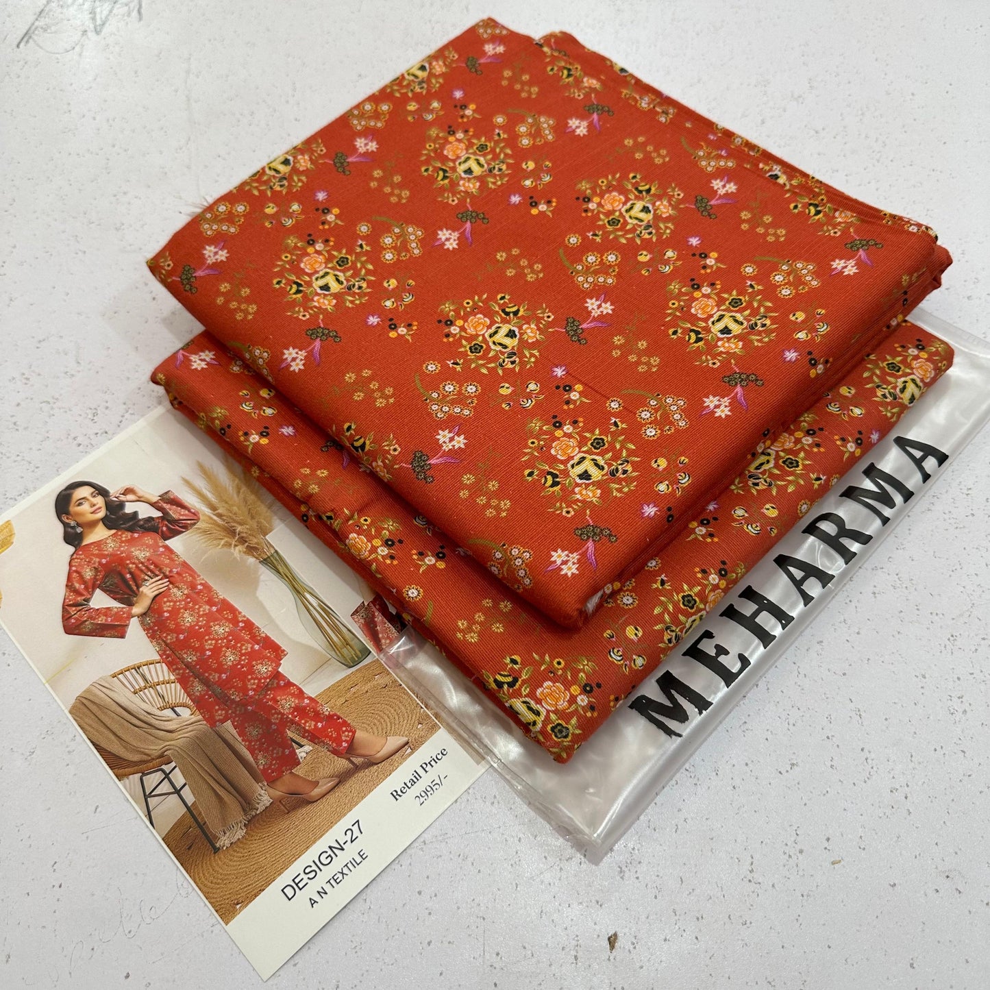 Luxury Branded Khaddar 2-Piece | Premium Winter Fabric