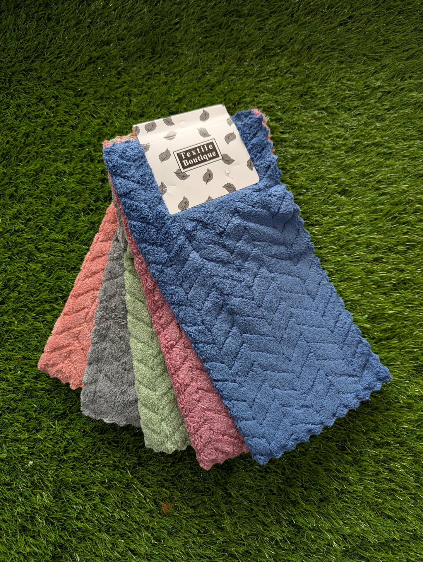 Microfiber cleaning cloths | Ultra-soft & absorbent | Perfect for kitchen, bathroom, and general household dusting and polishing | pack of 10Pc