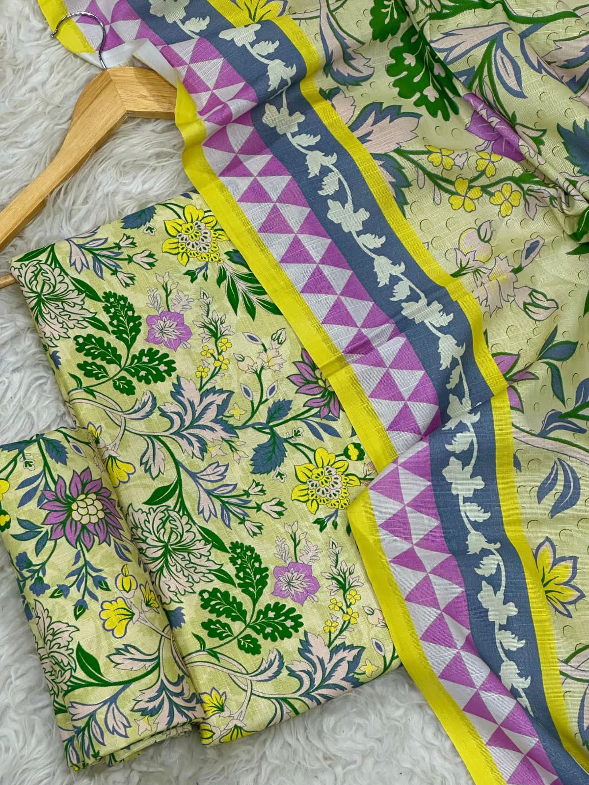 Unstitched Khaddar 3 Piece Digital Printed Dress ( Most trending Orignal Branded )