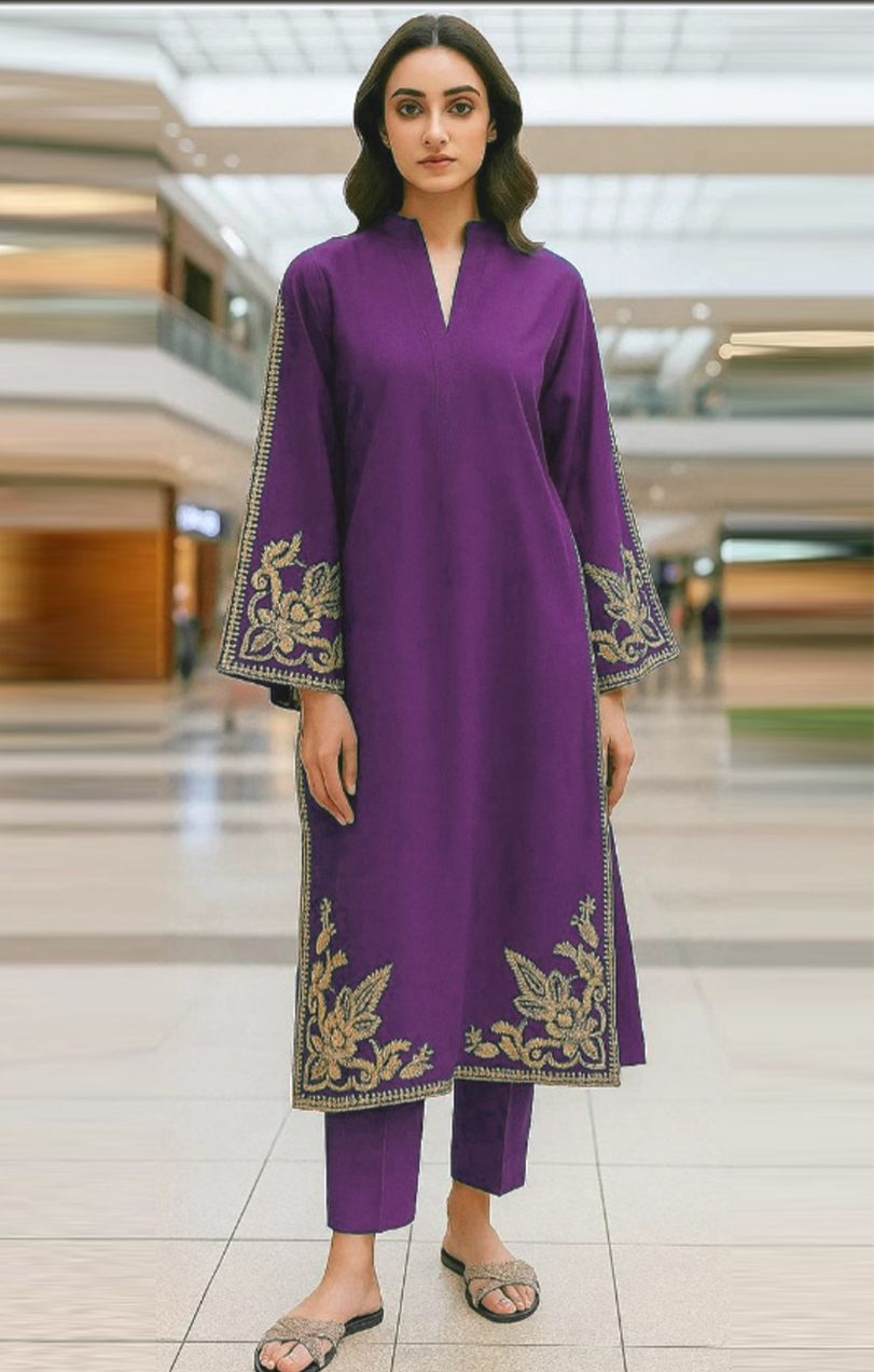 Premium Embroidered Lawn 2PC Collection | Sapphire