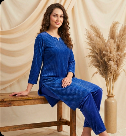 Premium Indian warm Velvet Fabric for Winter